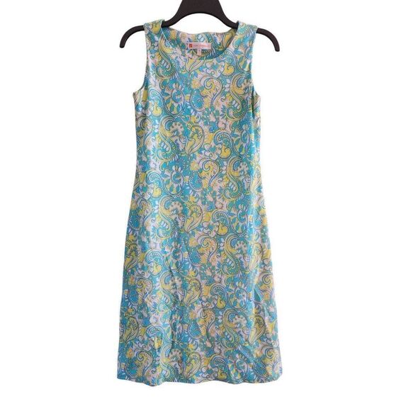 Jude Connally "Beth" Sleeveless Dress in the Captiva Paisley pattern size xs - Picture 1 of 7